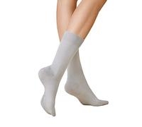 KUNERT Soft Wool Cotton Chaussettes, Lichtgrau, Regular Femme