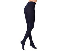 KUNERT Soft Wool Cotton SH Collants Tricot Femme, Marine, 70-72