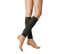 KUNERT Winter Dreams-Rib St Jambières en Tricot Femme, Anthrazitmel, Taille Unique