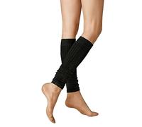 KUNERT Winter Dreams-Rib St Jambières en Tricot pour Femme, Black 0070, Taille Unique
