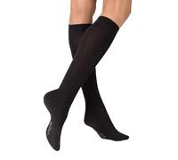 KUNERT WOOL CARE KSD, Chaussettes hautes femme en maille Femme, Anthrazitmel,