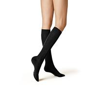 KUNERT WOOL CARE KSD, Chaussettes hautes femme en maille Femme, Black,