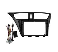KUNFINE Autoradio Navigation Android Radio Cadre de Montage Masque Bracket avec Faisceau de câbles Spécialement conçu pour Honda Civic 2012 2013 2014 2015 2016 2017 LHD