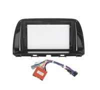 KUNFINE Autoradio Navigation Android Radio Cadre de Montage Masque Bracket avec Faisceau de câbles Spécialement conçu pour Mazda CX5 2012 2013 2014 2015 2016 2017 2018 2019