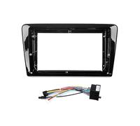 KUNFINE Autoradio Navigation Android Radio Cadre de Montage Masque Bracket avec Faisceau de câbles Spécialement conçu pour VW Santana/Skoda Rapid/Gran Santana 2013 2014 2015 2016 2017 2018 2019