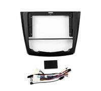 KUNFINE Autoradio Navigation Android Radio Cadre de Montage Masque Bracket avec Faisceau de câbles Spécialement conçu pour Renault Kadjar 2015 2016 2017 2018 2019