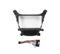 KUNFINE Autoradio Navigation Android Radio Cadre de Montage Masque Bracket avec Faisceau de câbles Spécialement conçu pour Hyundai Elantra 2014 2015 2016