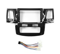 KUNFINE Autoradio Navigation Android Radio Cadre de Montage Masque Bracket avec Faisceau de câbles Spécialement conçu pour Toyota Fortuner Hilux 2008 2009 2010 2012 2013 2014 MT at