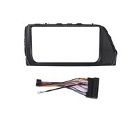 KUNFINE Autoradio Navigation Android Radio Cadre de Montage Masque Bracket avec Faisceau de câbles Spécialement conçu pour Hyundai Verna 2017 2018 2019 Black