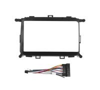 KUNFINE Autoradio Navigation Android Radio Cadre de Montage Masque Bracket avec Faisceau de câbles Spécialement conçu pour Kia Carens Rondo 2014 2015 2016 2017