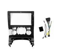 KUNFINE Autoradio Navigation Android Radio Cadre de Montage Masque Bracket avec Faisceau de câbles Spécialement conçu pour Peugeot 3008 2013 2014 2015 2016 2017 2018 2019 MT/at