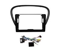 KUNFINE Autoradio Navigation Android Radio Cadre de Montage Masque Bracket avec Faisceau de câbles Spécialement conçu pour Peugeot 607 2004 2005 2006 2007 2008 2009 2010