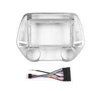 KUNFINE Autoradio Navigation Android Radio Cadre de Montage Masque Bracket avec Faisceau de câbles Spécialement conçu pour Hyundai I20 2008 2009 2010 2011 2012 2013 at MT