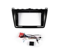 KUNFINE Autoradio Navigation Android Radio Cadre de Montage Masque Bracket avec Faisceau de câbles Spécialement conçu pour Mazda 6 Core-Wing 2008 2009 2010 2011 2012 2013 2014