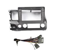 KUNFINE Autoradio Navigation Android Radio Cadre de Montage Masque Bracket avec Faisceau de câbles Spécialement conçu pour Honda Civic 2004 2005 2006 2007 2008 2009 2010 2011