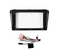 KUNFINE Autoradio Navigation Android Radio Cadre de Montage Masque Bracket avec Faisceau de câbles Spécialement conçu pour Mazda 3 2004 2005 2006 2007 2008 2009 2010