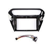 KUNFINE Autoradio Navigation Android Radio Cadre de Montage Masque Bracket avec Faisceau de câbles Spécialement conçu pour Peugeot 301 2013 2014 2015 2016 Gloss Black
