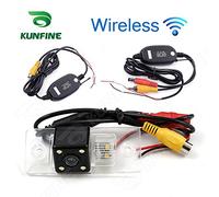 Kunfine HD sans fil de voiture Caméra de recul pour Volkswagen Tiguan 2012 Camera Reverse Caméra de recul Aide au stationnement Camera Vision nocturne lumière LED étanche