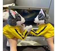 Kung Fu Animal Toy | Marionnettes À Main Boxer | Jouet d'action pour Chien en Peluche | Marionnette À Main Interactive avec Sons Et Action De Boxe | Jouet Interactif pour Jeu De Rôle Et Narration