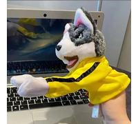 Kung Fu Animal Toy | Marionnettes À Main Boxer | Jouet d'action pour Chien en Peluche | Marionnette À Main Interactive avec Sons Et Action De Boxe | Jouet Interactif pour Jeu De Rôle Et Narration