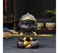 Kung Fu - Ensemble de thé chinois en argile violette - Motif singe roi - Décoration pour la maison