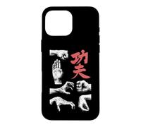 Kung Fu Fist Hand Strike Shaolin Arts Martiaux Chinois Coque pour iPhone 16 Pro Max