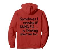 Kung Fu I Wonder Funny Martial Arts Fighting Sifu Students Sweat à Capuche