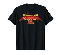 Kung Fu Panda 2 Red And Yellow Movie Logo T-Shirt