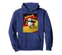 Kung Fu Panda 3 Po Partrait Movie Poster Sweat à Capuche, Unisexe pour Adultes, Bleu Marine, M
