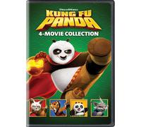 Kung Fu Panda: 4-Movie Collection (DVD) Jack Black Dustin Hoffman Angelina Jolie