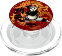 Kung Fu Panda Iconic Po Dragon Warrior Logo PopSockets PopGrip pour MagSafe