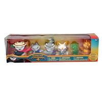 Kung Fu Panda, Lot de 6 Figurines à Collectionner de 6,3 cm, Variantes phosphorescentes et dorées, méchants et héros, Pose Unique, Convient aux Enfants de 5 Ans et Plus
