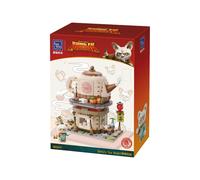 Kung Fu PANDA Mini Rue Vue Shifu Stand De Thé Ensemble De Construction