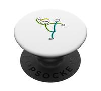 Kung Fu Stickman PopSockets PopGrip Adhésif