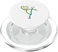 Kung Fu Stickman PopSockets PopGrip pour MagSafe
