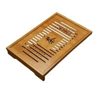 Kung Fu Tea Set Natural Tea Tray Rectangular Traditionnel Table de thé à thé Traditionnel
