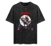Kung Fury Dino Men's Women's Short Sleeve Soft Washed Cotton T-Shirt Size XXL