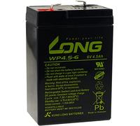 Kung long Batterie de rechange pour fauteuils roulants électriques Scooter véhicules électriques 6 V 4,5 Ah, 6 V, plomb-acide