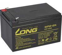 WSB Battery Batterie au plomb WP12-12A 12 V 12 Ah 4,8 mm Faston Lead-Acid, compatible LC-RA1212PG, LC-RA1212PG1, Exide Powerfit S312/12S, NP12-12, FG21202, NP12-WT, MP12-12, 6-FM-12 2, 6-DZ. M-12.