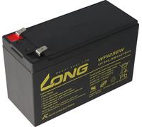 Kung Long WP1236W 12Volt 36W Batterie au plomb avec 9Ah, 6,3mm Faston contact à fiche Tab 250