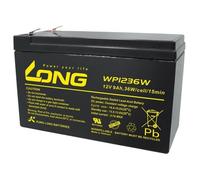 Kung long WP1236W batterie plomb 12V 36W avec 9Ah, 6,3mm Faston Tab 250 de Akkushop