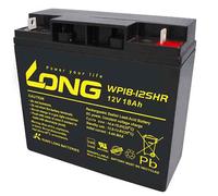 Kung Long WP18-12SHR Batterie PB plomb 12 volts avec 18Ah, avec connexion à vis M5 pôle plat, 181 x 76 x 167mm
