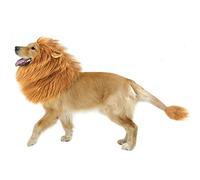KungFu Mall Chien Lion crinière Perruque avec Oreilles réglable Costume pour Animal de Compagnie Déguisement de Chien pour Moins de 74cm