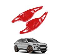 KUNGKIC Extension de bascule de volant ABS pour Seat Cupra Leon Ateca Formentor 2021, 2022, 2023, 2024, 2025, rouge