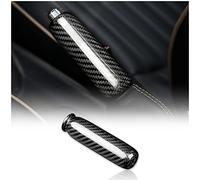 KUNGKIC Fibre de Carbone Accessoires Auto Intérieur Poignées de Frein à Main Couverture Compatible with MiNi COoper R55 Clubman R56 R57 R58 R59 R50 R53 Poignées de Frein à Main Décoratives
