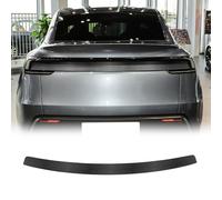 KUNGKIC Garniture d'aile arrière en TPU Aileron Extension Lip Fins Autocollants décoratifs pour Tesla Model Y Juniper 2025 Accessoires Décoration extérieure cool Motif fibre de carbone