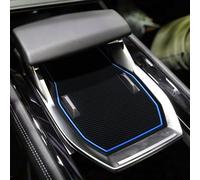 KUNGKIC Lot de 11 tapis antidérapants pour Renault Austral E-Tech 2022-2025 - Gobelet à eau - Boîte de rangement - Tapis en caoutchouc antidérapant - Convient pour transmission automatique (bleu)