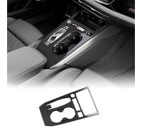 KUNGKIC Pour Audi A5 S5 B10 A6 e-tron 2025 2026 Panneau de commutation de voiture en fibre de carbone Cadre de transmission Panneau de changement de vitesse Accessoire Transmission automatique
