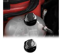 KUNGKIC Pour Fiat 500 500C Abarth 595 695 595C 695C 695C 2016-2024 Noir Fibre de Carbone Carbone Couvercle de réservoir Couvercle de réservoir de liquide de lavage Accessoires d'intérieur