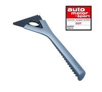 Kungs Mid-is Grattoir à Glace Compact de 25 cm pour Voiture et Sport - Évalué en 2025 - Grattoir Rotatif en Polycarbonate - Encoche pour essuie-Glace - Poignée Ergonomique - Bleu - Fabriqué en